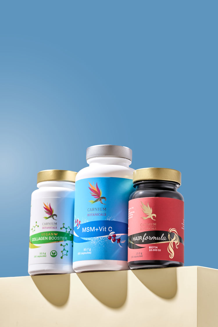 Pack Cheveux longs, brillants et forts : Hair Formula + MSM + VCB -15 %