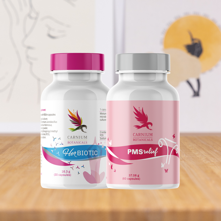 Pack Adieu, syndrome prémenstruel : Her Biotic + PMS Relief -10 %