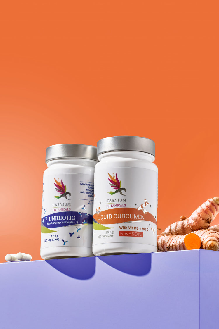 Unibiotic Saccharomyces Boulardii + Liquid Curcumin -10 %